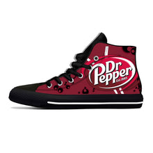 Load image into Gallery viewer, Dr Pepper High Top Sneakers Mens Womens Teenager Casual Shoes Canvas