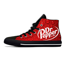 Load image into Gallery viewer, Dr Pepper High Top Sneakers Mens Womens Teenager Casual Shoes Canvas