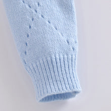 Load image into Gallery viewer, Women Vintage Blue Sweater
