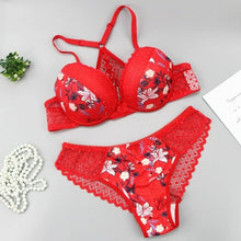 Load image into Gallery viewer, Brand New Sexy Bras Set  ABCDE Cup Bra and Panty Sets Push