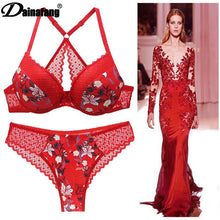 Load image into Gallery viewer, Brand New Sexy Bras Set  ABCDE Cup Bra and Panty Sets Push