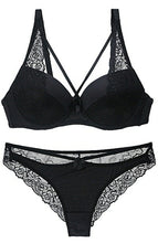 Load image into Gallery viewer, New Sexy Hollow Products Out Bras Thongs Lingerie Set BCD