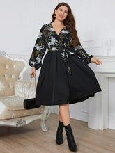 Load image into Gallery viewer, Casual V Neck Long Sleeves Dress
