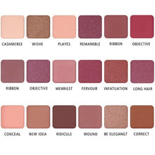 Load image into Gallery viewer, Desert Rose Gold 18 Matte Color Luster Eyeshadow Palette Nude Makeup