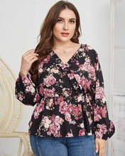 Load image into Gallery viewer, Diiwii Women Fashion Clothing Casual Printing Blouse Shirt Autumn Long