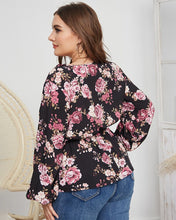 Load image into Gallery viewer, Diiwii Women Fashion Clothing Casual Printing Blouse Shirt Autumn Long