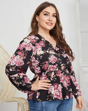 Load image into Gallery viewer, Diiwii Women Fashion Clothing Casual Printing Blouse Shirt Autumn Long