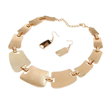 Load image into Gallery viewer, Diomedes Jewelry Set Exaggeration Fashion Gold Tone Leopard Grain