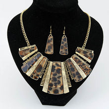 Load image into Gallery viewer, Diomedes Jewelry Temperament Womens Mixed Style Bohemia Leopard Bib