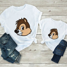 Load image into Gallery viewer, Disney Chip And Dale Cartoon Family Matching Clothes Casual Father Son