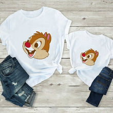 Load image into Gallery viewer, Disney Chip And Dale Cartoon Family Matching Clothes Casual Father Son