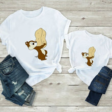 Load image into Gallery viewer, Disney Chip And Dale Cartoon Family Matching Clothes Casual Father Son