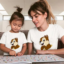 Load image into Gallery viewer, Disney Chip And Dale Cartoon Family Matching Clothes Casual Father Son