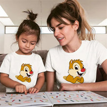 Load image into Gallery viewer, Disney Chip And Dale Cartoon Family Matching Clothes Casual Father Son