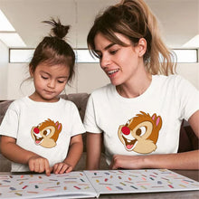 Load image into Gallery viewer, Disney Chip And Dale Cartoon Family Matching Clothes Casual Father Son