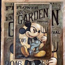 Load image into Gallery viewer, Disney Mickey Minnie TPU Cover with Support Frame for IPad 10.2 2019