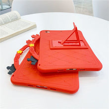 Load image into Gallery viewer, Disney Red Mickey Minnie TPU Cover with Support Frame for IPad 10.2