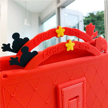 Load image into Gallery viewer, Disney Red Mickey Minnie TPU Cover with Support Frame for IPad 10.2
