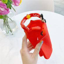 Load image into Gallery viewer, Disney Red Mickey Minnie TPU Cover with Support Frame for IPad 10.2