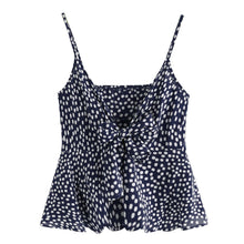Load image into Gallery viewer, Dots Solid Color Loose Tank Summer Breathable Women's Tops Flowers