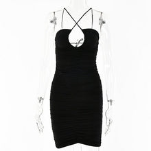 Load image into Gallery viewer, Double Layers Mesh Bodycon Summer Dress Lady Off Shoulder Sexy Bodycon - Sophornlilly