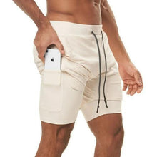 Load image into Gallery viewer, Double layer Jogger Running Shorts Men 2 in 1 Gyms Fitness Short Pants - Sophornlilly