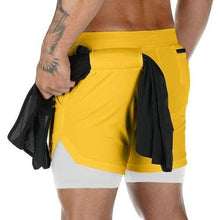 Load image into Gallery viewer, Double layer Jogger Running Shorts Men 2 in 1 Gyms Fitness Short Pants - Sophornlilly