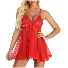 Load image into Gallery viewer, Dress Corset Underwear Women Set Sexy Plus Size Lingerie Lace Bow