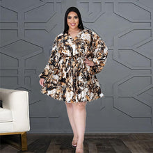 Load image into Gallery viewer, Women Clothing Long Sleeve Floral Print Dress