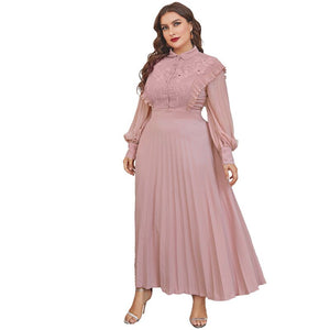 Elegant Women Large Size Maxi Dress