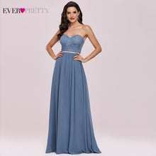 Load image into Gallery viewer, Dusty Blue Evening Dresses With Scarf Ever Pretty Elegant A Line
