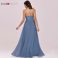Load image into Gallery viewer, Dusty Blue Evening Dresses With Scarf Ever Pretty Elegant A Line
