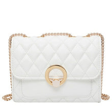 Load image into Gallery viewer, Women Early Spring New Metal Chains PU Leather Flap Personality