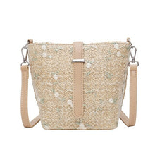 Load image into Gallery viewer, Women Spring Summer New Straw Embroidery Personality All match