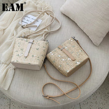 Load image into Gallery viewer, Women Spring Summer New Straw Embroidery Personality All match