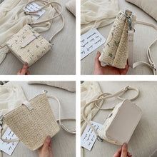 Load image into Gallery viewer, Women Spring Summer New Straw Embroidery Personality All match