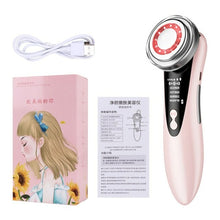 Load image into Gallery viewer, EMS Facial Massager LED light therapy Sonic Vibration Wrinkle Removal