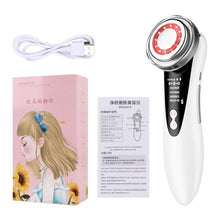 Load image into Gallery viewer, EMS Facial Massager LED light therapy Sonic Vibration Wrinkle Removal