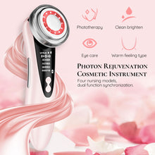 Load image into Gallery viewer, EMS Facial Massager LED light therapy Sonic Vibration Wrinkle Removal