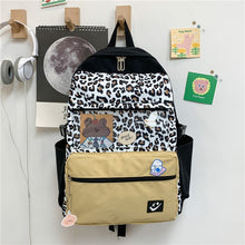 Load image into Gallery viewer, ESTUAQUEEN Canvas Backpack Trend Women Checkerboard Wear Daypack