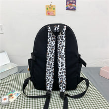 Load image into Gallery viewer, ESTUAQUEEN Canvas Backpack Trend Women Checkerboard Wear Daypack