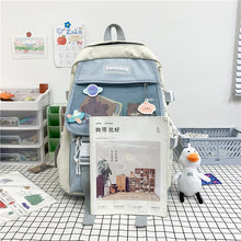 Load image into Gallery viewer, ESTUAQUEEN Kawaii Nylon Women Backpack Fashion Waterproof Rucksack for
