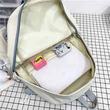 Load image into Gallery viewer, ESTUAQUEEN Kawaii Nylon Women Backpack Fashion Waterproof Rucksack for