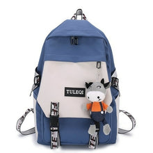Load image into Gallery viewer, ESTUAQUEEN  Large Capacity Backpacks Waterproof nylon Ring portable