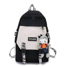 Load image into Gallery viewer, ESTUAQUEEN  Large Capacity Backpacks Waterproof nylon Ring portable