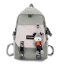 Load image into Gallery viewer, ESTUAQUEEN  Large Capacity Backpacks Waterproof nylon Ring portable