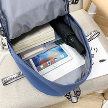 Load image into Gallery viewer, ESTUAQUEEN  Large Capacity Backpacks Waterproof nylon Ring portable