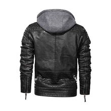 Load image into Gallery viewer, Pop Retro Men's Leather Jacket Autumn Winter Multi zippers