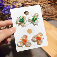 Load image into Gallery viewer, EYER Natural Baroque Freshwater Flower Shape Pearl Earrings Original