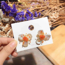Load image into Gallery viewer, EYER Natural Baroque Freshwater Flower Shape Pearl Earrings Original